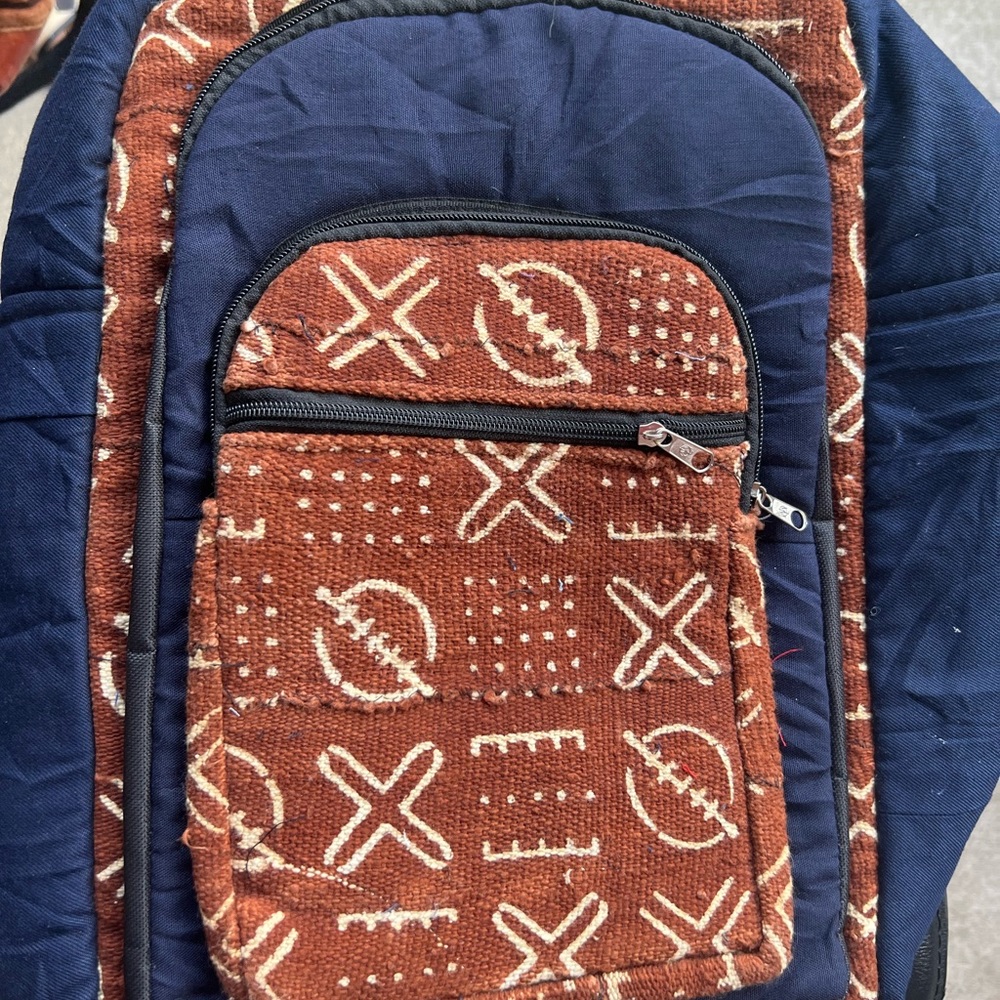 Mudcloth Backpack